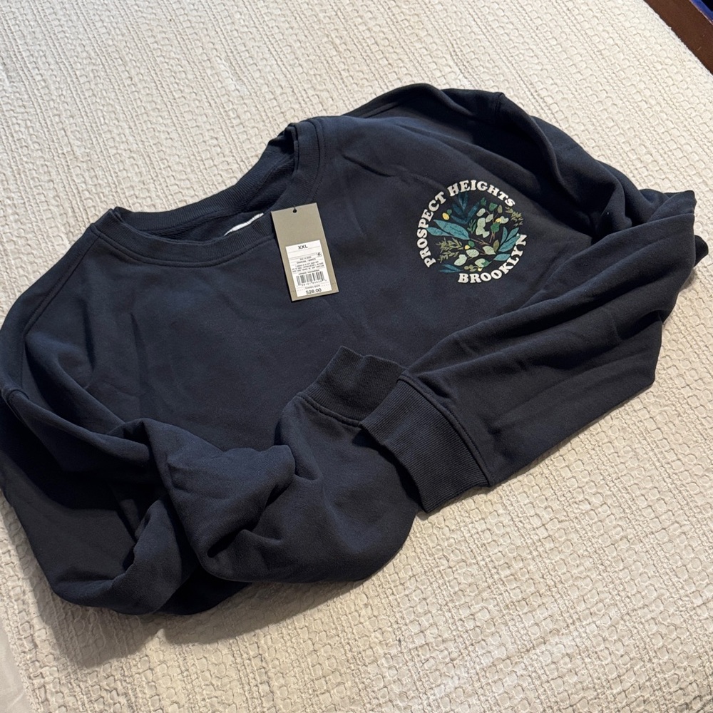 Goodfellow Black Prospect Heights Brooklyn Sweatshirt